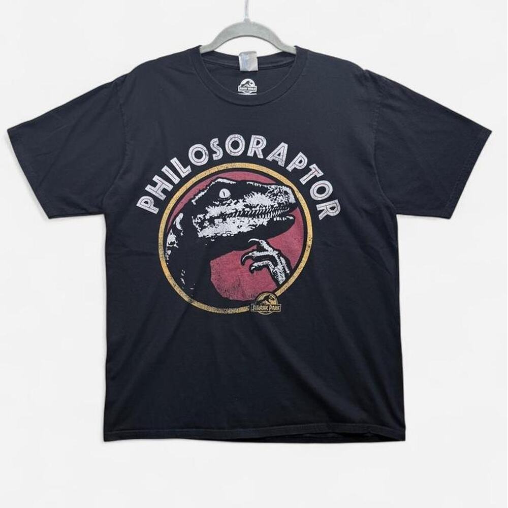 Officially licensed Jurassic World/Universal Studios “Philosoraptor” tee size L